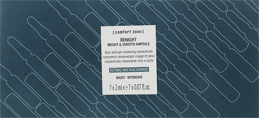 Comfort Zone Ампули для обличчя "Сяйво і гладкість" Renight Bright&Smooth Ampoul - фото N1