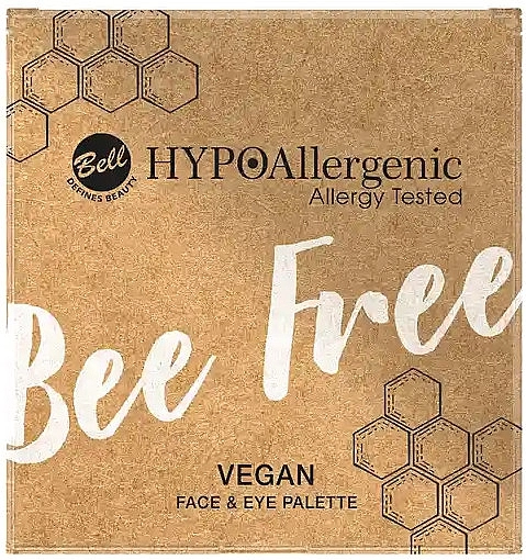 Bell Hypoallergenic Bee Free Vegan Face&Eye Palette Палетка для обличчя та повік - фото N1