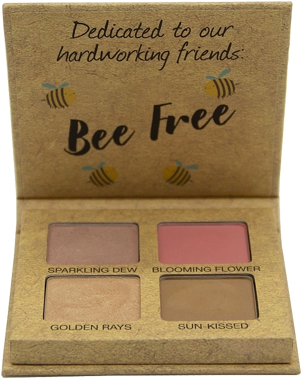 Bell Hypoallergenic Bee Free Vegan Face&Eye Palette Палетка для обличчя та повік - фото N2
