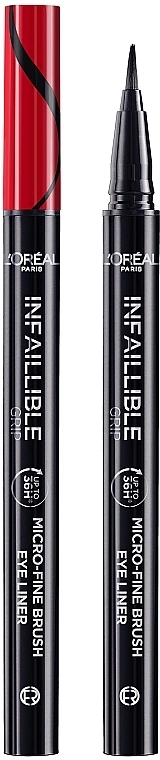 L’Oreal Paris Infaillible 36h Grip Micro-Fine Liner Ультратонка водостійка підводка для контурів повік - фото N1