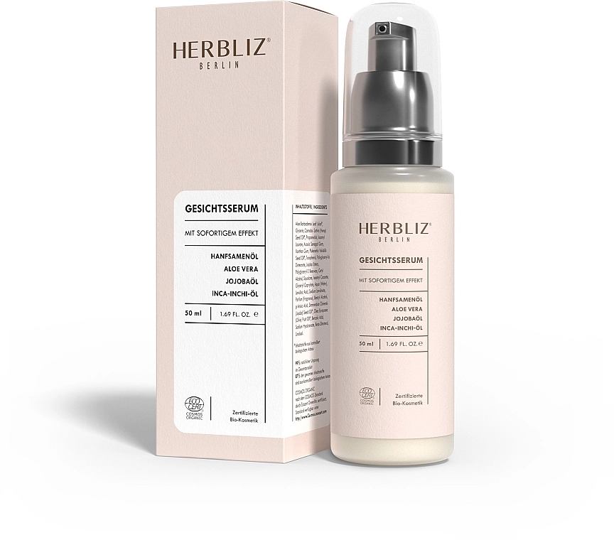 Herbliz Сыворотка для лица с мгновенным эффектом Instant Effect Facial Serum - фото N1