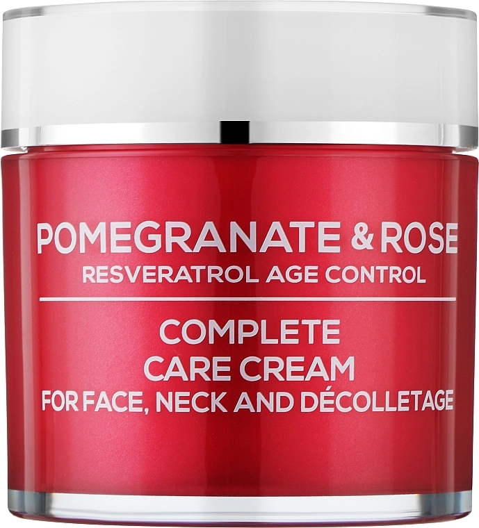 BioFresh Комплексный крем для ухода за лицом, шеей и декольте Via Natural Pomergranate & Rose Complete Care Cream - фото N1