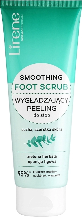 Lirene Розгладжувальний скраб для ніг GreenTea Smoothing Foot Scrub - фото N1