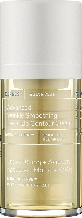 Korres Крем для кожи вокруг глаз и губ White Pine Advanced Wrinkle Smoothing Eye + Lip Contour Cream - фото N1