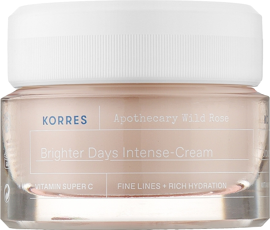 Korres Интенсивный дневной крем для лица Apothecary Wild Rose Brighter Days Intense-Cream - фото N1