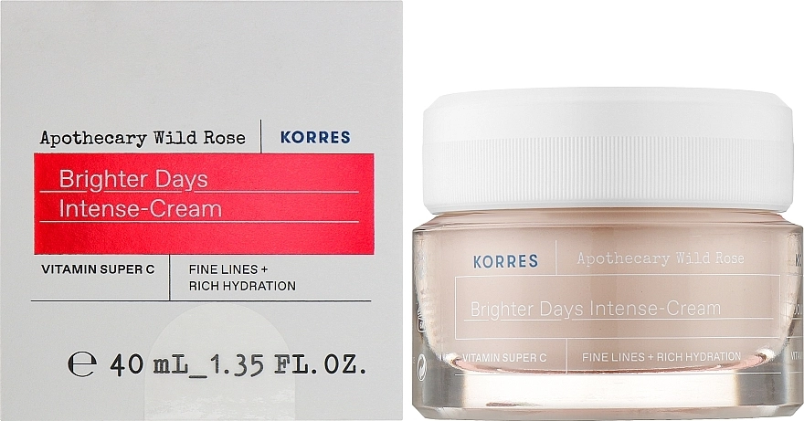 Korres Интенсивный дневной крем для лица Apothecary Wild Rose Brighter Days Intense-Cream - фото N2