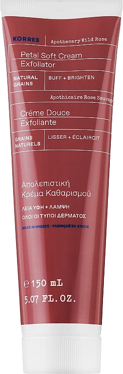 Korres Крем-скраб для лица Apothecary Wild Rose Petal Soft Cream Exfoliator - фото N1