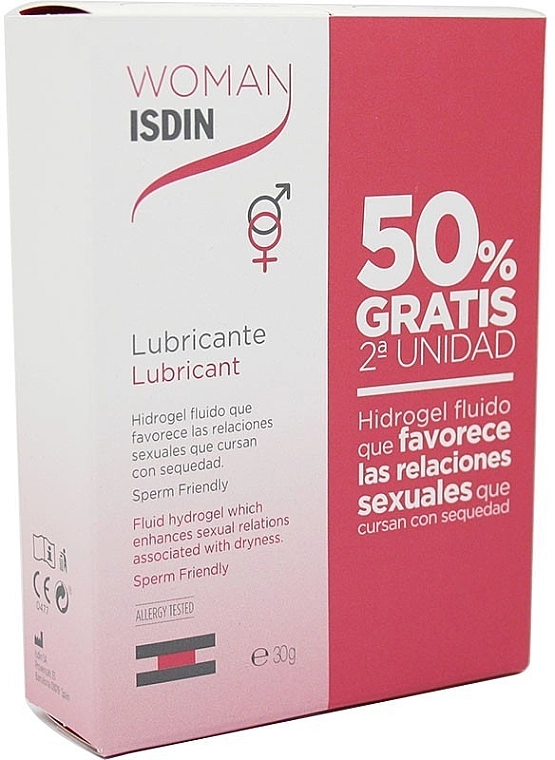 Isdin Набор Isdin Woman Hydrogel Lubricant (lubricant/2x30g) - фото N1