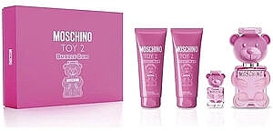 Moschino Toy 2 Bubble Gum Set Набір (edt/100ml + edt/5ml + b/lot/100ml + sh/gel/100ml) - фото N1