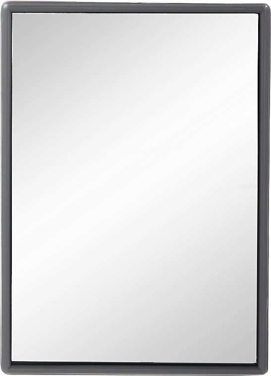 Titania Зеркальце карманное 8.5х6 см, серое - фото N1