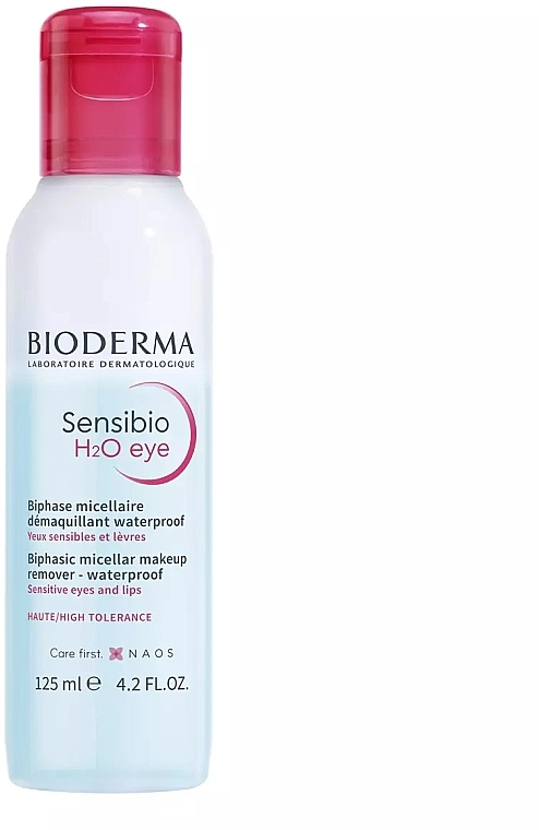 Bioderma Двофазний міцелярний засіб для очищення очей і губ Sensibio H2O Eye - фото N1