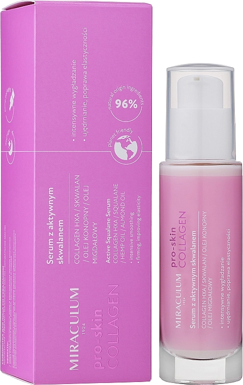 Miraculum Сироватка для обличчя з активним скваланом Collagen Pro-Skin Serum - фото N1