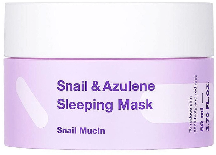 Tiam Нічна маска з екстрактом равлика і азуленом Snail & Azulene Sleeping Mask - фото N1