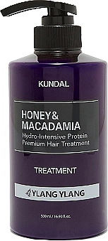 Кондиціонер для волосся "Іланг-Іланг" - Kundal Honey & Macadamia Treatment Ylang Ylang, 500 мл - фото N1