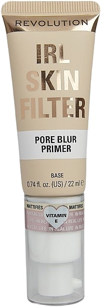 Makeup Revolution IRL Pore Blur Filter Primer Праймер для сужения пор - фото N1