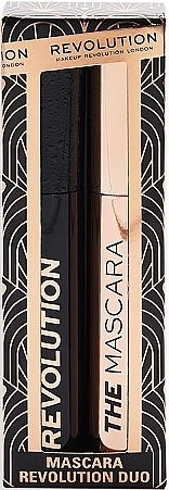 Makeup Revolution Mascara Revolution Duo (maascara/12ml + mascara/8ml) Набор - фото N1