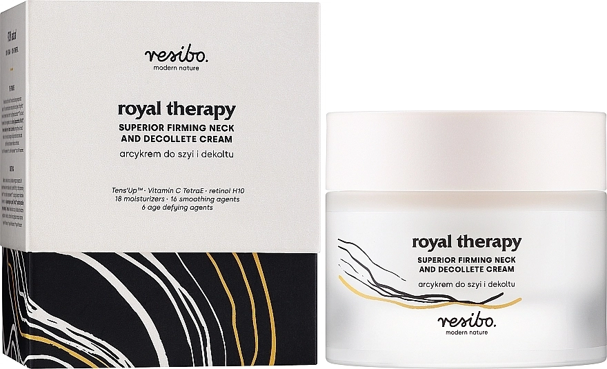 Resibo Крем для шеи и зоны декольте Royal Therapy Superior Firming And Decollete Cream - фото N2