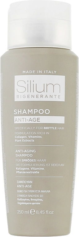 Silium Антивозрастной регенерирующий шампунь для ломких волос Anti-Age Regenerating Shampoo - фото N1