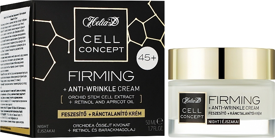 Helia-D Крем нічний для обличчя проти зморшок, 45+ Cell Concept Cream - фото N2