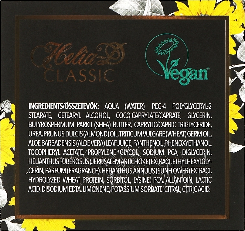 Helia-D Крем ночной увлажняющий для лица Classic Moisturising Night Cream For All Skin Types - фото N3