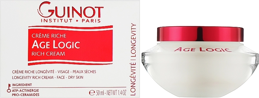 Guinot Омолаживающий питательный крем для лица Age Logic Riche Cream - фото N2