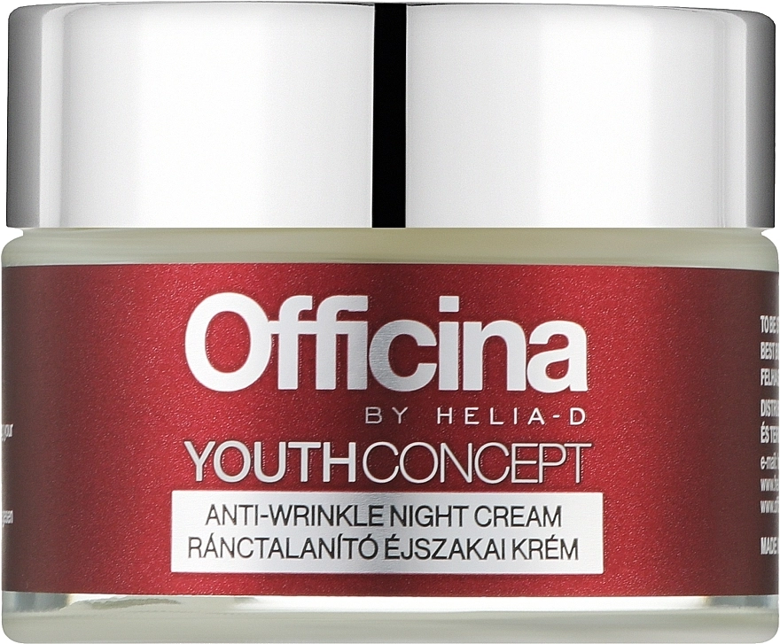 Helia-D Крем для обличчя проти зморщок, нічний Officina Youth Concept Anti-Wrinkle Night Cream - фото N1