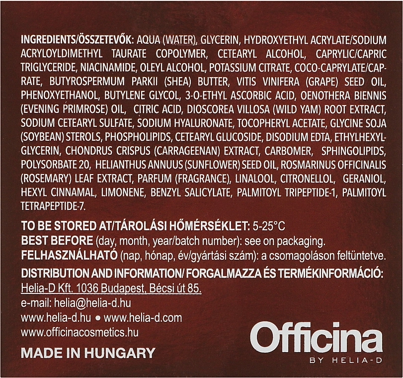 Helia-D Крем для обличчя проти зморщок, нічний Officina Youth Concept Anti-Wrinkle Night Cream - фото N3