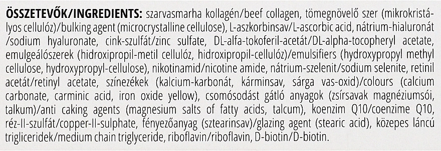 Helia-D Харчова добавка з колагеном та гіалуроновою кислотою Beauty Vitamins Collagen & Hyaluronic Acid - фото N4