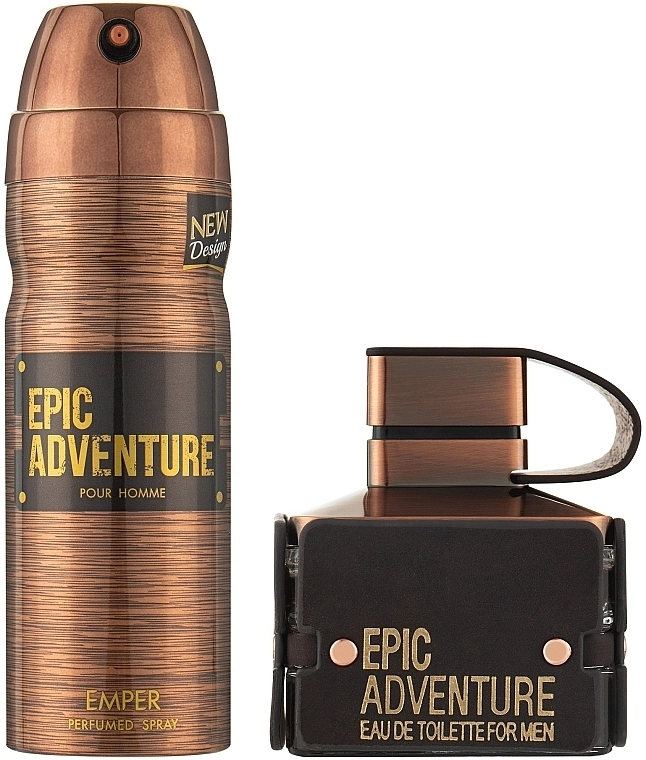 Emper Epic Adventure Набор (edt/100ml + deo/200ml) - фото N2