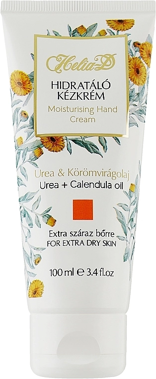 Helia-D Крем увлажняющий для рук с мочевиной и маслом календулы Moisturizing Hand Cream - фото N1