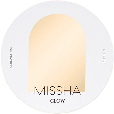 Кушон-основа для лица - Missha Glow Cushion SPF45, 21N - Vanilla - фото N1