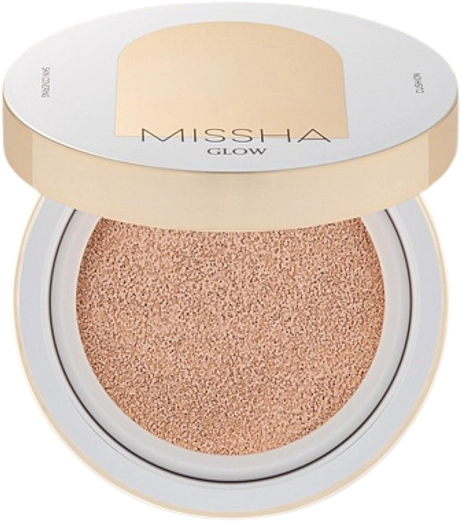 Кушон-основа для обличчя - Missha Glow Cushion SPF45, 21N - Vanilla - фото N2