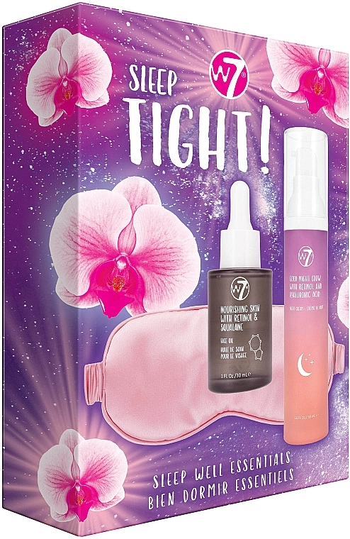 W7 Набір Sleep Tight Wellness Essentials Gift Set (cr/50ml + oil/30ml + acc/1pc) - фото N2