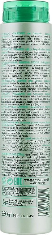 ING Professional Шампунь для зміцнення волосся Treat-ING Vitalizing Shampoo - фото N2