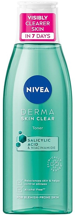 Nivea Очищувальний тонік для обличчя Derma Skin Clear Toner - фото N1