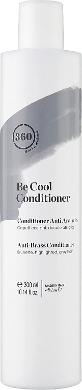 360 Кондиционер для тонирования темных, осветленных или седых волос Be Cool Conditioner - фото N1