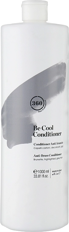 360 Кондиционер для тонирования темных, осветленных или седых волос Be Cool Conditioner - фото N2