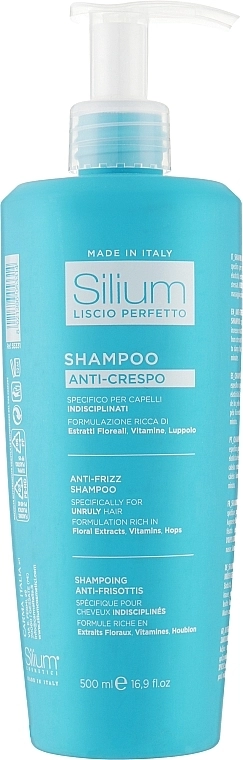 Silium Разглаживающий шампунь Anti-Frizz Shampoo Specifically For Unruly Hair - фото N2