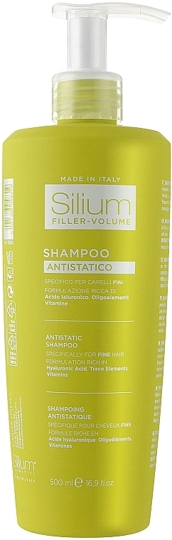 Silium Шампунь для объема и уплотнения тонких волос с антистатическим эффектом Antistatic Shampoo - фото N3
