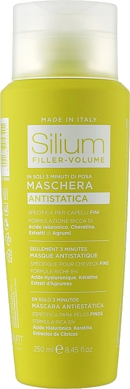 Silium Маска-філер для об'єму та ущільнення тонкого волосся, з антистатичним ефектом Antistatic Mask - фото N1