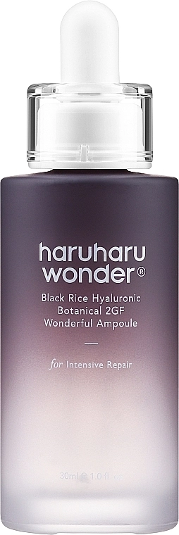 Haruharu Антивікова ампула для обличчя Wonder Black Rice Hyaluronic Botanical 2GF Wonderful Ampoule - фото N1