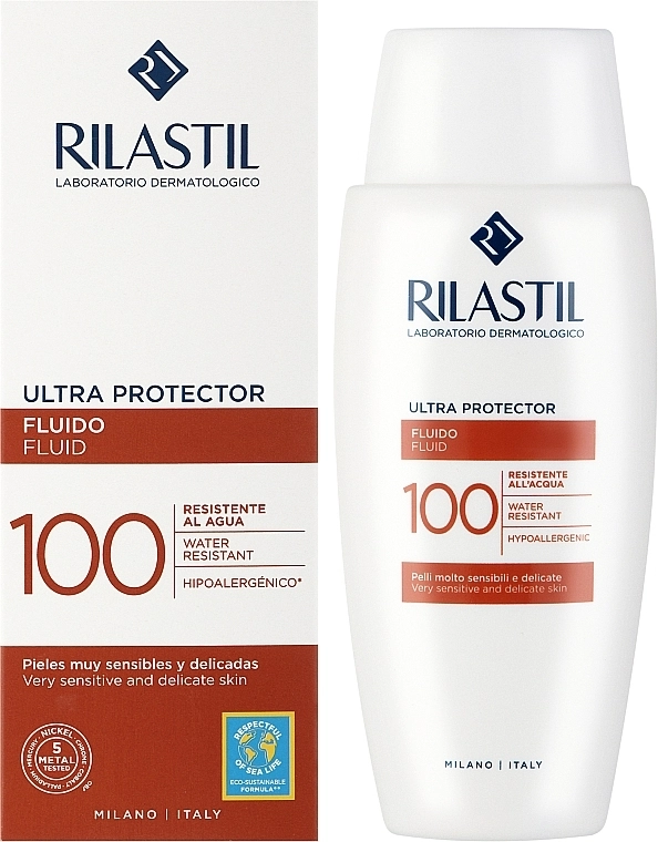 Rilastil Солнцезащитный флюид для лица и тела Sun System Ultra Protector 100+ SPF50+ - фото N2