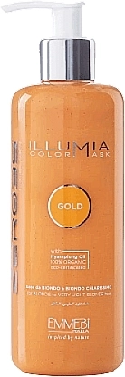 Emmebi Italia Тонирующая маска для волос Illumia Color Mask Gold - фото N1