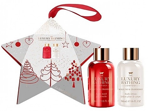 Grace Cole Набор The Luxury Bathing Wild Fig & Cranberry Set (sh/gel/50ml + b/lot/50ml) - фото N1