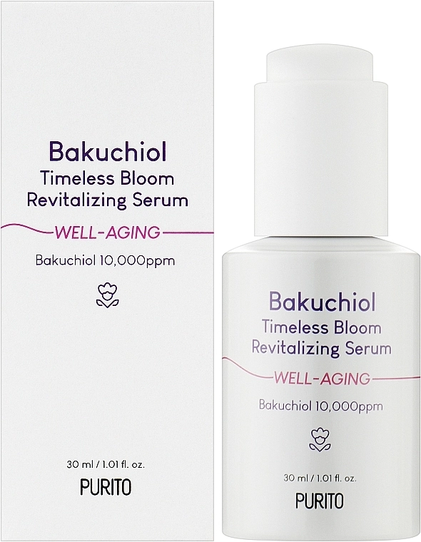 PURITO Сироватка для обличчя Bakuchiol Timeless Bloom Revitalizing Serum - фото N2