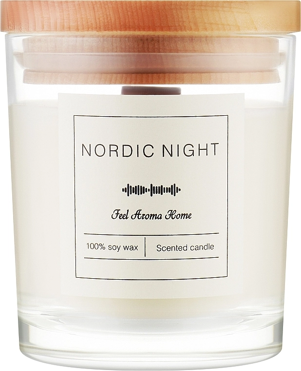 Feel Aroma Home Ароматична свічка "Північна ніч" Nordic Night Scented Candle - фото N1