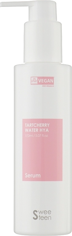 Sweeteen Сироватка для відновлення пружності і еластичності шкіри Tartcherry Water HYA Serum - фото N2