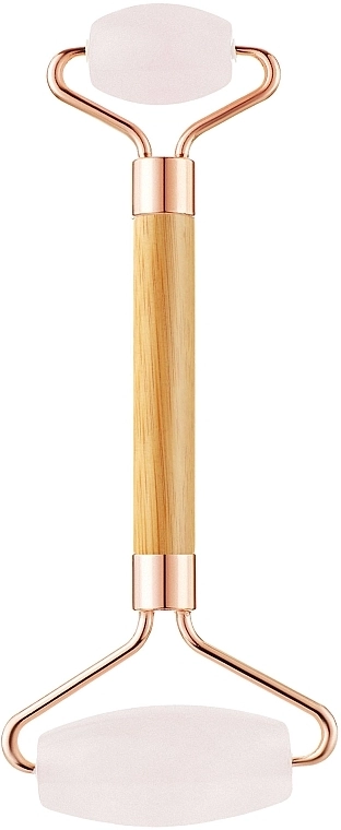 The Body Shop Массажный роллер для лица из розового кварца Rose & Shine Rose Quartz Dual Ended Facial Roller - фото N1