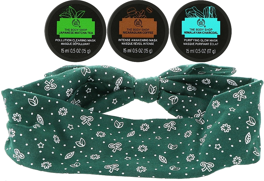 The Body Shop Набор, 5 продуктов Slather & Glow Face Mask Gift Christmas Gift Set - фото N1