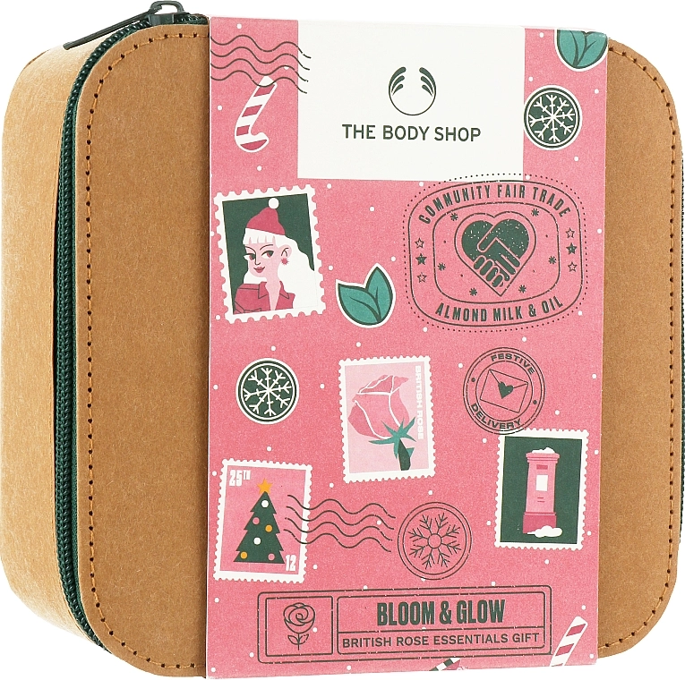 The Body Shop Набір, 5 продуктів Bloom & Glow British Rose Essentials Gift - фото N1